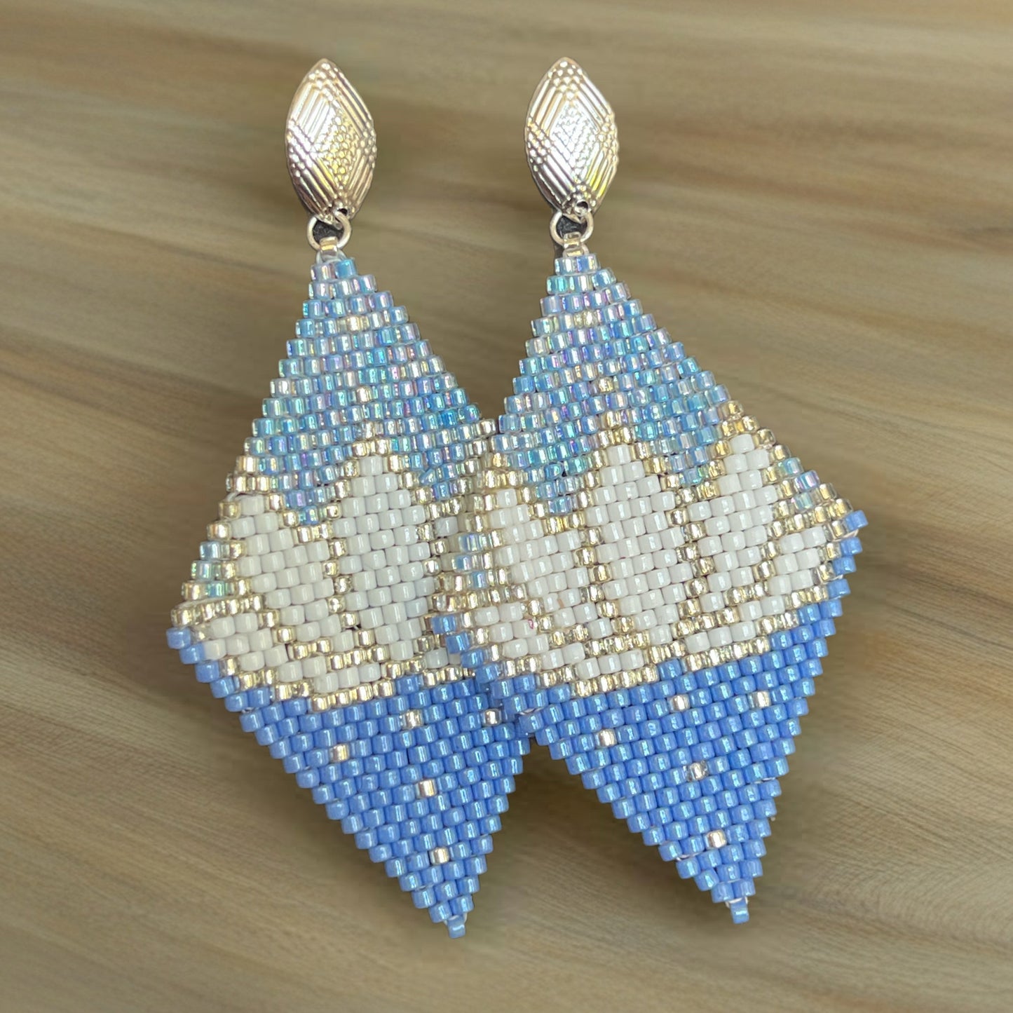 Lotus blomst sølvøredobber