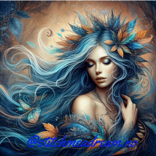 Blue fall lady - PDF.