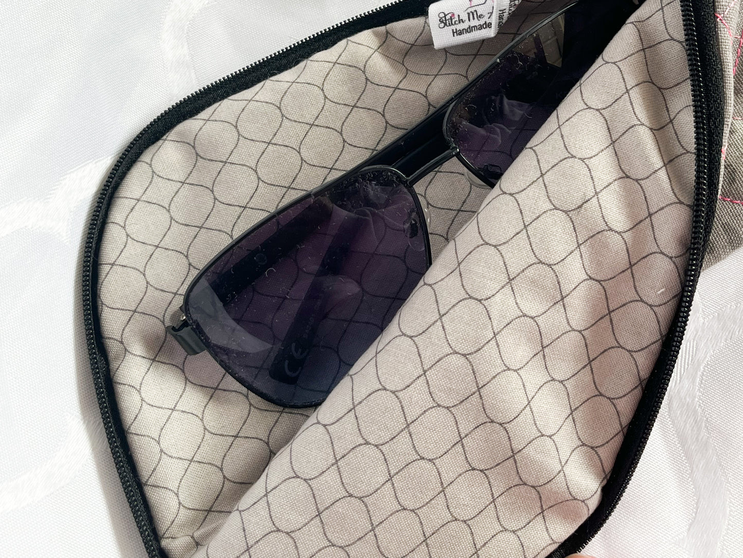 Grå/Svarte Glidelåsmapper