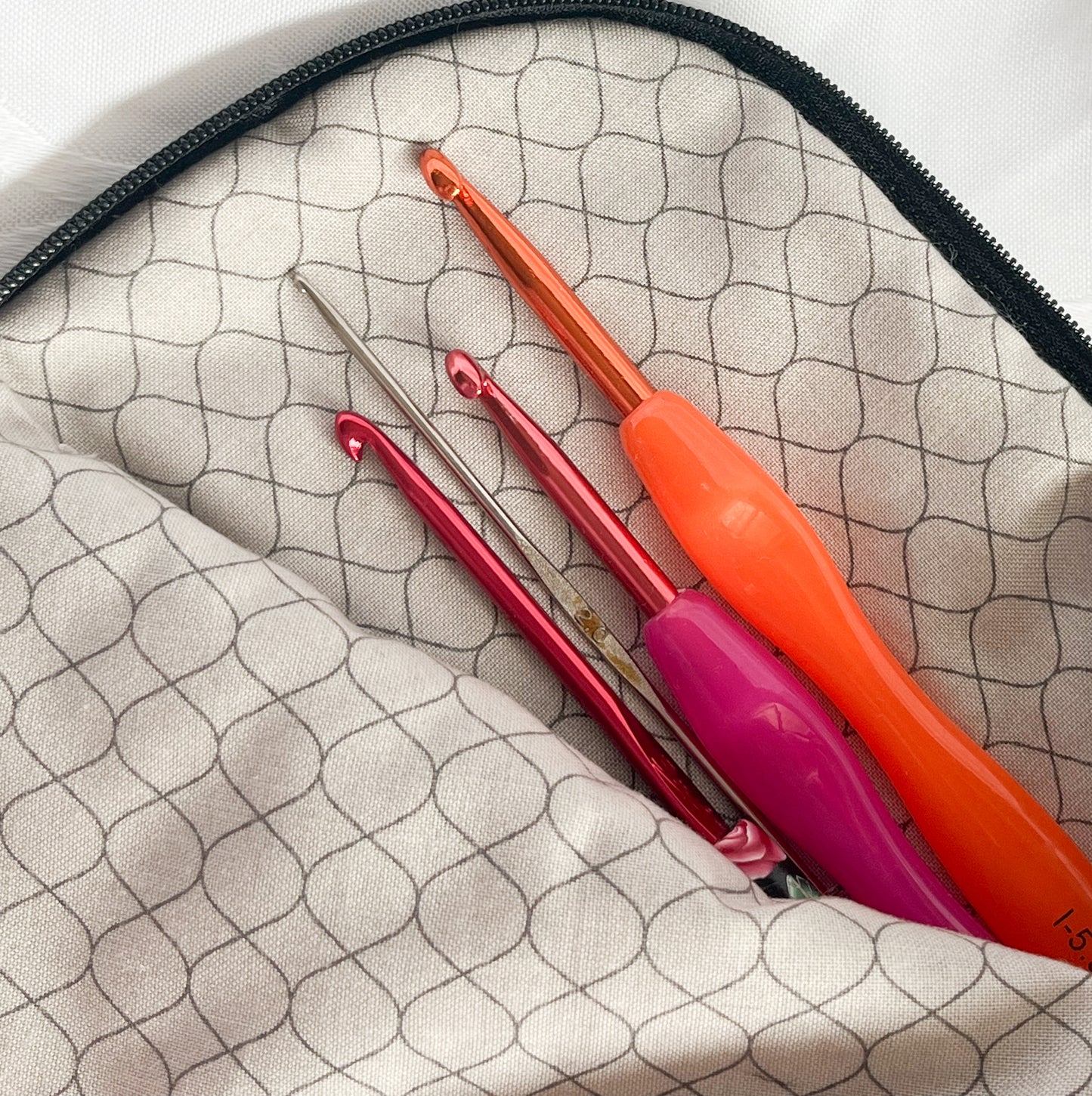 Grå/Svarte Glidelåsmapper