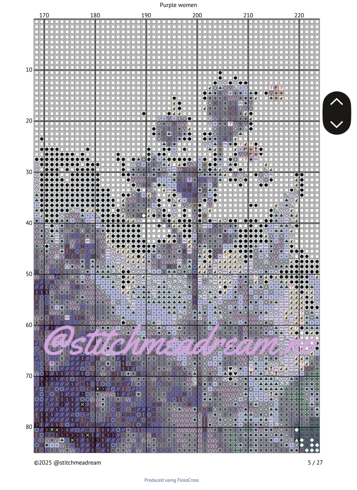 Purple women - watercolours